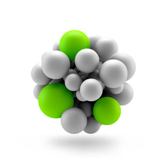 3D concept illustration. Vector template.