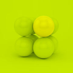 3D concept illustration. Vector template.