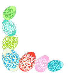 Background with Easter eggs