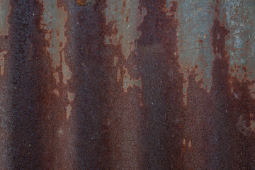 texture rusty on the old zinc plate / background 
