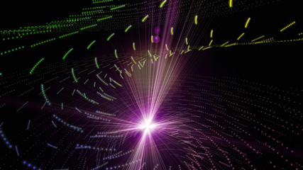 Fototapeta premium futuristic wave background design with lights