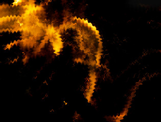 flames of fire as an abstraction