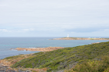 Fototapeta na wymiar Cape Leeuwin Lighthouse Coast Australia