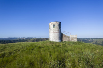 Lookout Tower hilltop structure for farm crop fires crops rural countryside 