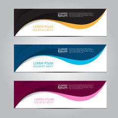 Vector design Banner background, illustration EPS10