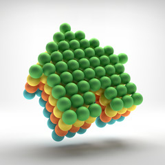 3d home icon. Design element. Vector illustration.