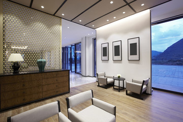 Elegant Business clubhouse interiors