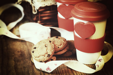 coffee glasses Heart Shape