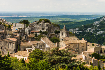 Fototapeta na wymiar Les Baux de Provence village, France