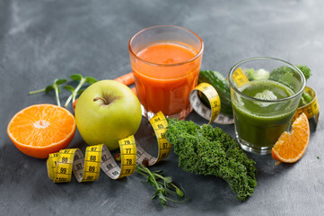 Fresh fruit and vegetable juice