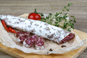 Spanish sausages- fuet