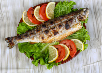 Grilled trout