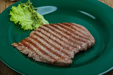 Grilled beef steak