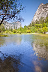 Mirror Lake in Yosemite Park