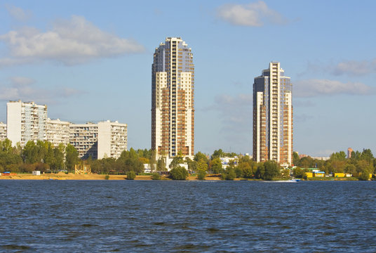 Moscow, modern buildings