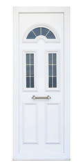 white aluminum door