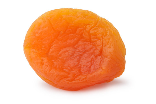 Dried Apricot Isolated