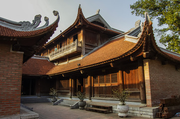 Fototapeta premium The Temple of Literature in Hanoi, Vietnam.