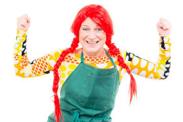 red head frau 