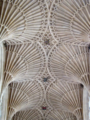 Gothic church vaulting in Bath