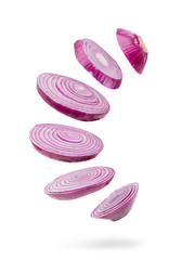 sliced  red onion