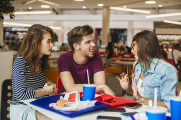 Friends At The Mall