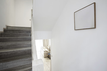  Elegant house interiors,handrail stair 