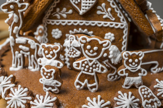 Gingerbread House In Detail