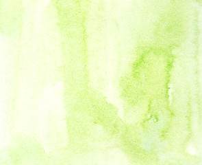 Fototapeta na wymiar green watercolor paper