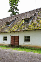 Fototapeta na wymiar Old barn in Sangaste. Estonia
