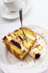 Stück Frankfurter Kranz, Buttercreme Torte