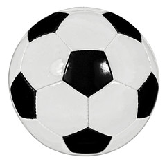 Isolated soccer ball