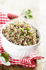Buckwheat with herbs