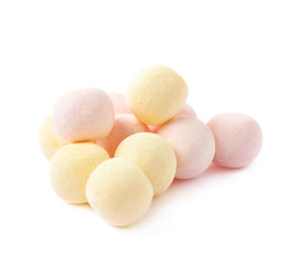 Pile of sugar coated balls 