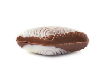 Shell shaped chocolate candy