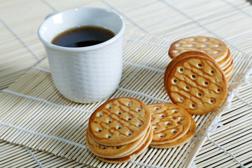 morning tea and cookies in the kitchen