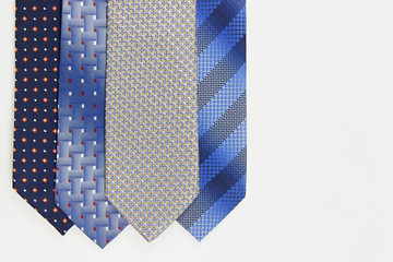 More ties on white