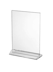 Transparent Acrylic on white