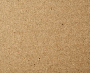 Brown cardboard close-up fragment