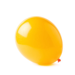 Inflated air balloon isolated