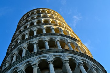 Fototapeta premium Beautiful sunset on Pisa tower
