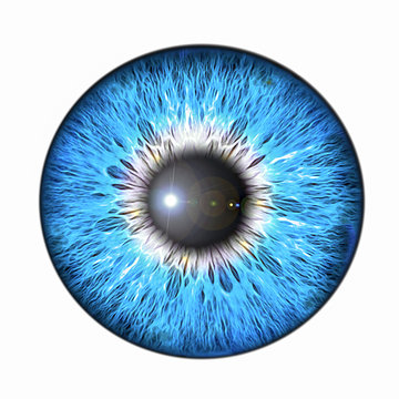 Auge, Pupille, freigestellt