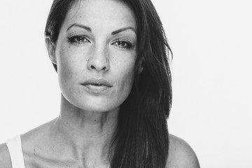Beautiful Serious Female