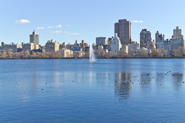 Central park lake