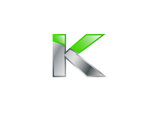 Glossy Metal Letters Blue Sky Colored