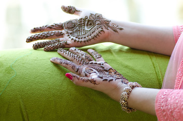 henna design, bride , wedding , Rajasthan, India