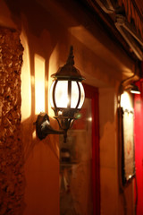 Lantern On Wall