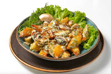 fried potatoes