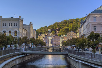 river Tepla in Karlovy Vary