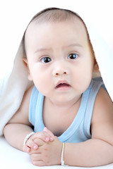 portrait of asian baby
